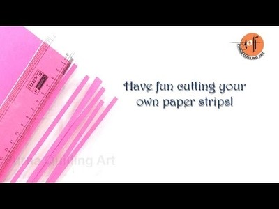 How to cut quilling paper
