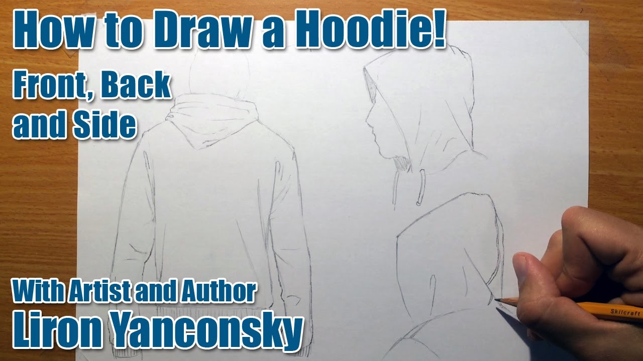 Download How to Draw a Hoodie: Back and Side View!