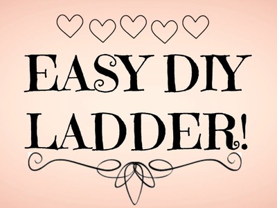 How to Make an EASY DIY Hamster Ladder!