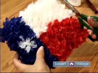 How To Make Tissue Paper Crafts : How To Make A Tissue Paper Flag