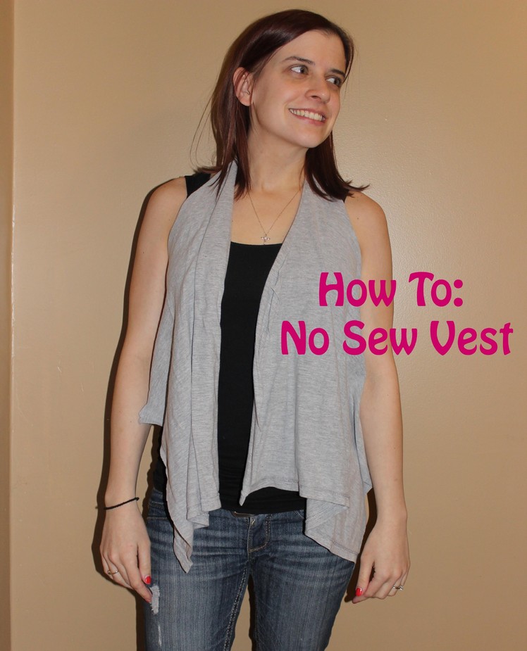 HOW TO: No Sew Vest