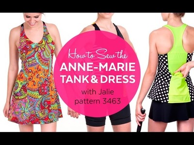 How to Sew the Jalie 3463 ANNE-MARIE Dress