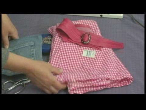 Making Handbags & Carryalls From Recycled Jeans : Make a Jeans Pocket Purse: Materials