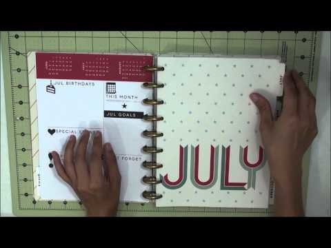 MAMBI Create 365 Happy Planner: June Calendar and Mission Board