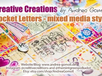 【Pocket Letters】Mixed Media style