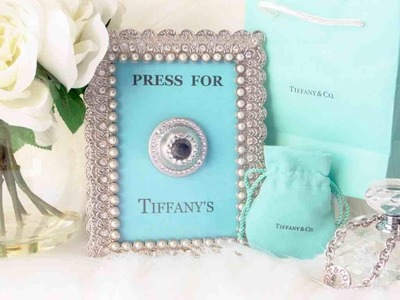 Press For Tiffany's [ DIY Wall Art ]