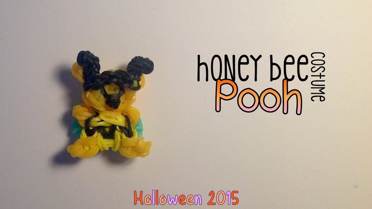 Rainbow Loom Pooh Charm | Honey Bee Costume | Halloween | Tidbits Series
