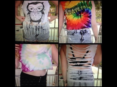 Revamp Your Old T-Shirts: Summer Tanks & Crop Tops DIY