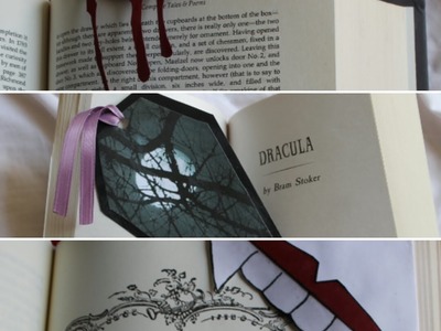 31VoO|Day 5|DIY Vampire-Themed Bookmarks