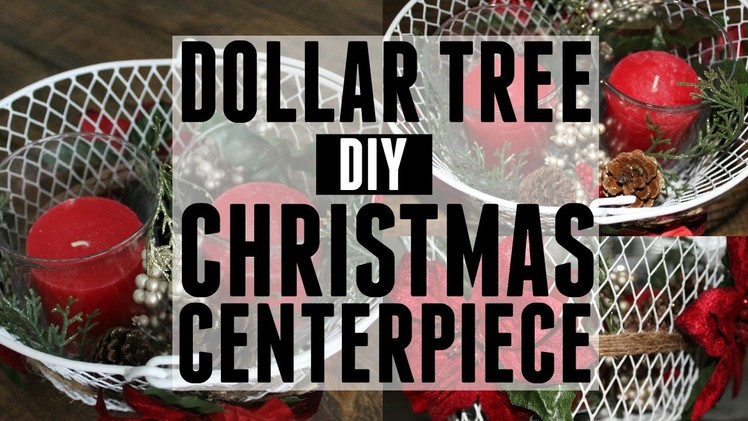 A Very Merry Dollar Tree Challenge | DIY Christmas Centerpiece (Under $10)