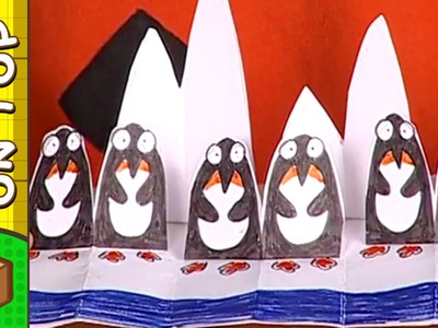 Crafts Ideas for Kids - Penguin Pop-up Landscape | DIY on BoxYourSelf