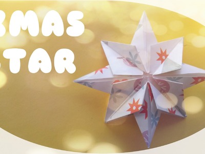 DIY Christmas Ornament - Christmas Star Origami