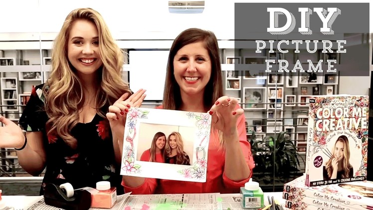 DIY: Kristina Webb's Color Me Creative Picture Frame Challenge!