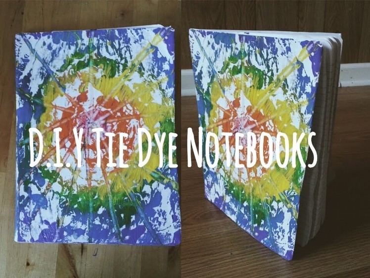 DIY  Tie Dye Notebooks | Annie Dang
