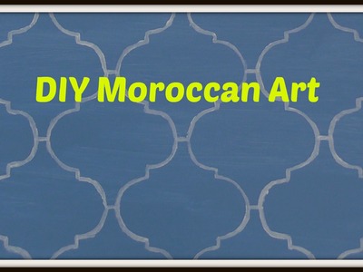 Dollar Decor: DIY Moroccan Art