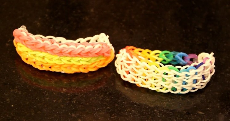 How to make a Triple Single Rainbow Loom® Bracelet
