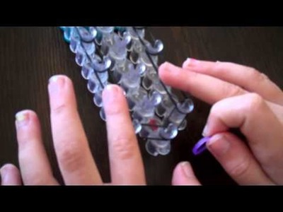 How to make "Figure Eight" Rainbow Loom Bracelet