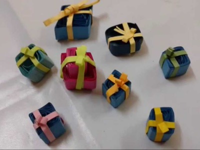 How To Make Gift Boxes With Paper Quilling-DIY