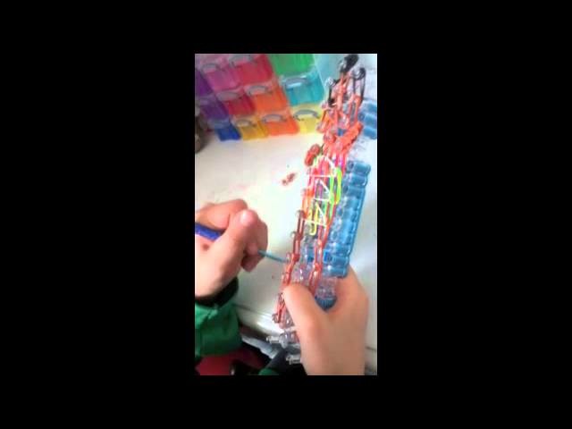 How to make the Rainbow Loom Girl Swimmer Action Figure