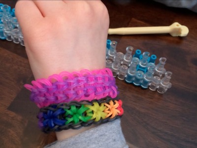 Making the Electricity Wave Bracelet - Rainbow Loom New Style