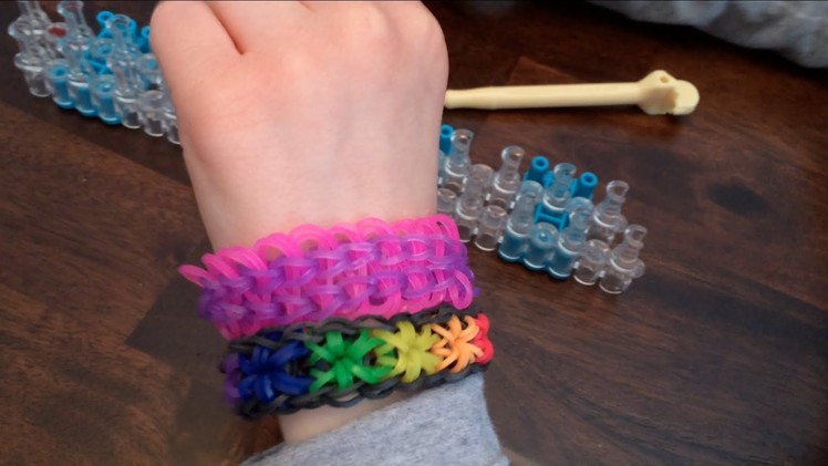 Making the Electricity Wave Bracelet - Rainbow Loom New Style