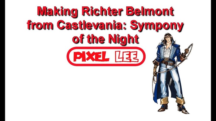 Perler Beads: Making Richter from Castlevania: Symphony of the Night