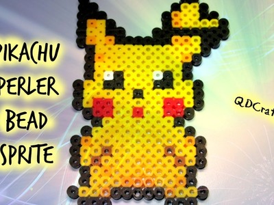 Pikachu Perler Bead Sprite