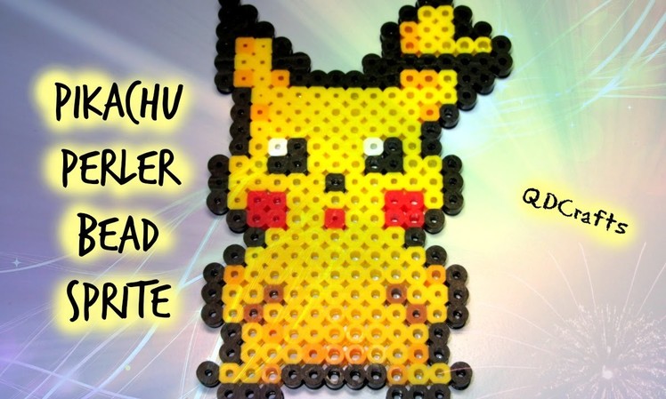 Pikachu Perler Bead Sprite