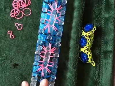 Rainbow loom citrus bracelet tutorial