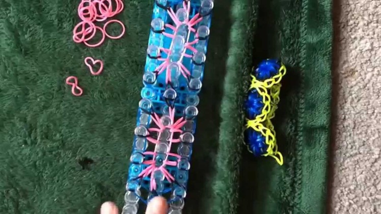Rainbow loom citrus bracelet tutorial