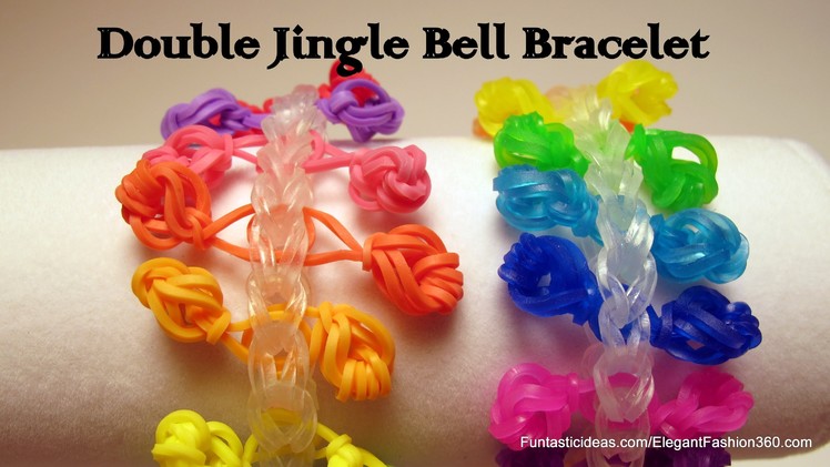 Rainbow Loom Double Jingle Bell Bracelet - How to