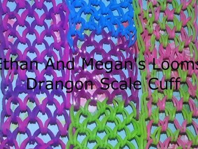 Rainbow Loom: Dragon Scale Cuff