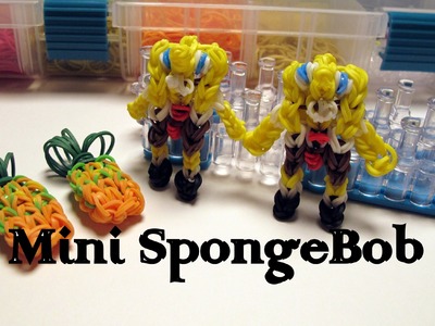 Rainbow Loom Mini SpongeBob Charm - How to