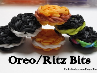 Rainbow Loom Oreo.Ritz Bits Cookies Charms