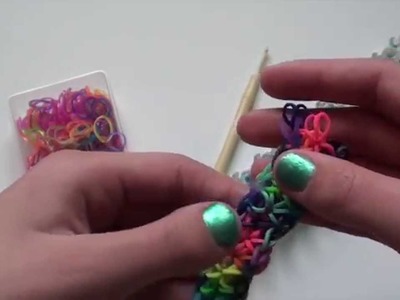 Rainbow Loom Tutorial : 3 Peg Starburst Bracelet
