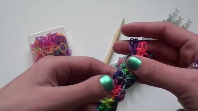 Rainbow Loom Tutorial : 3 Peg Starburst Bracelet