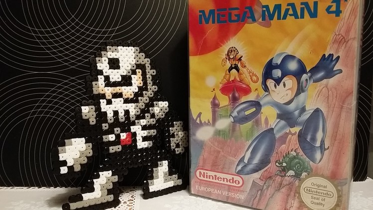 8 - Bit | Perler Beads - Mega Man 4 - Skull Man