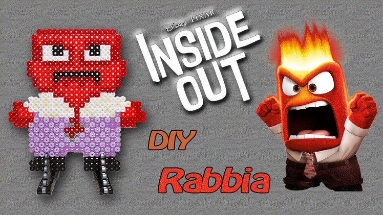 ANGER. RABBIA di Inside Out con Hama Beads - DIY Tutorial