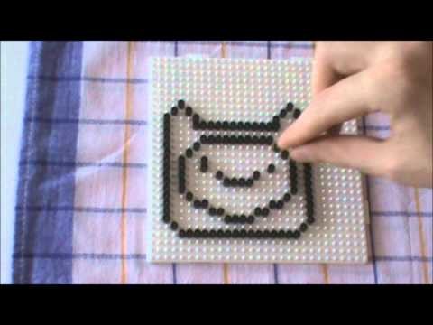 Bügelperlen Vorlage Cartoon Series #3 Finn Perler Beads Pattern