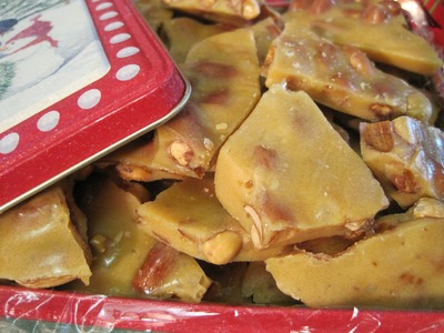 Christmas Day PEANUT BRITTLE - How to make PEANUT BRITTLE Recipe