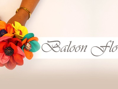 DIY : Baloon Flower | Simple Flower Design | Children Art & Craft