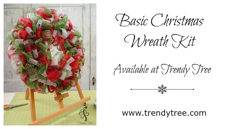 DIY Basic Christmas Wreath Kit at Trendy Tree