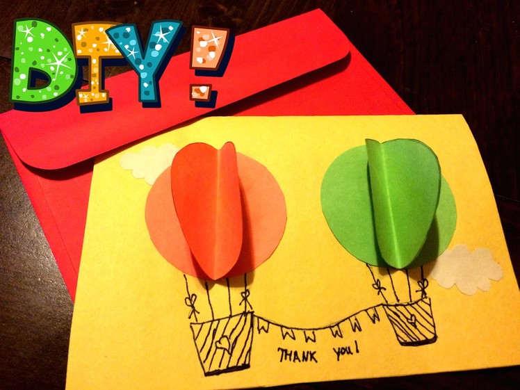 DIY: Fancy "Thank You" Handmade Card!!! Easy To Follow!!! Do It Yourself!!!