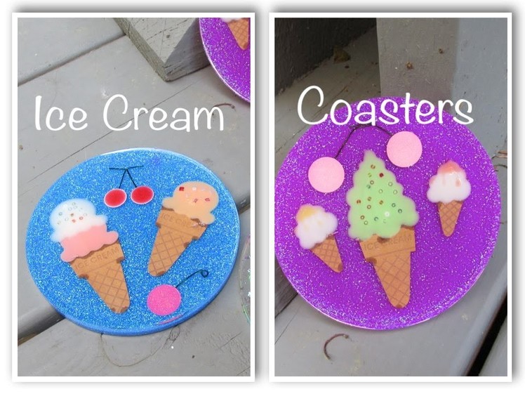 DIY Ice Cream Coasters   Another Coaster Friday