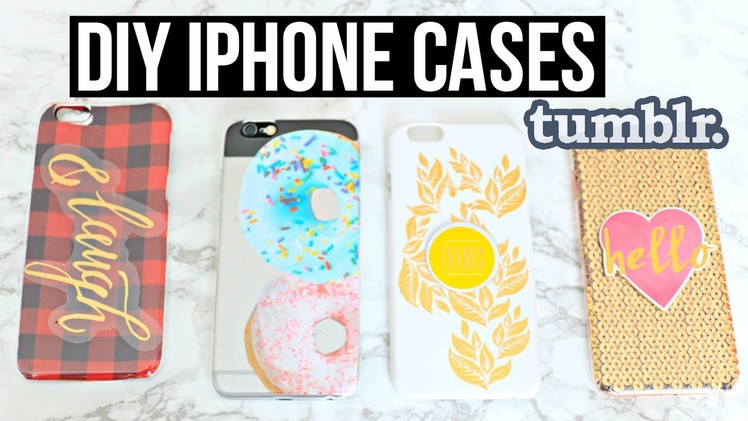 DIY iPhone 6.6s Cases! Affordable $1 Gift Ideas