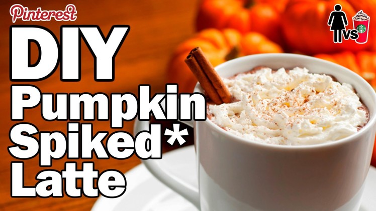 DIY Pumpkin *Spiked Latte - Corinne vs Starbucks Ep.1
