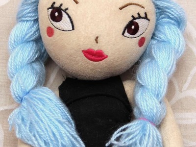 How To Add Knit Hair For A Doll - DIY Crafts Tutorial - Guidecentral