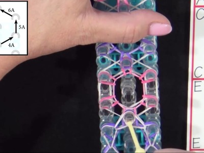 How to make a Rainbow Loom Flower Power Bracelet