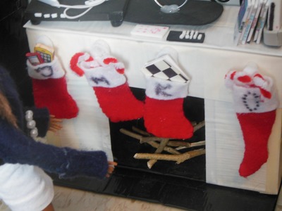 How To Make Doll Christmas Stockings. Boots. Shoes