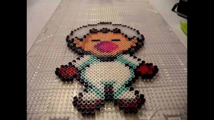 How to Make Olimar From Pikmin Out of Perler Beads